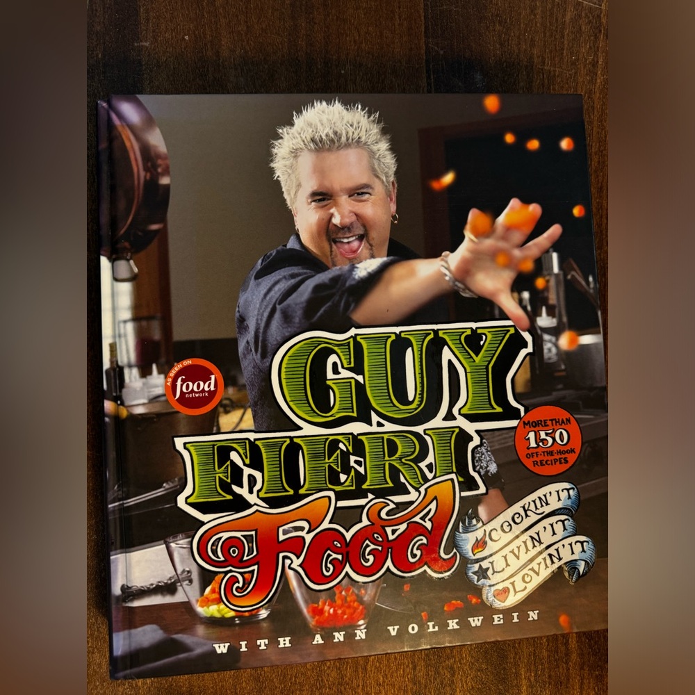 Guy Fieri recipe book